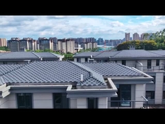 유리섬유 아스팔트 돌 지붕 쉐인글 장식 상업용